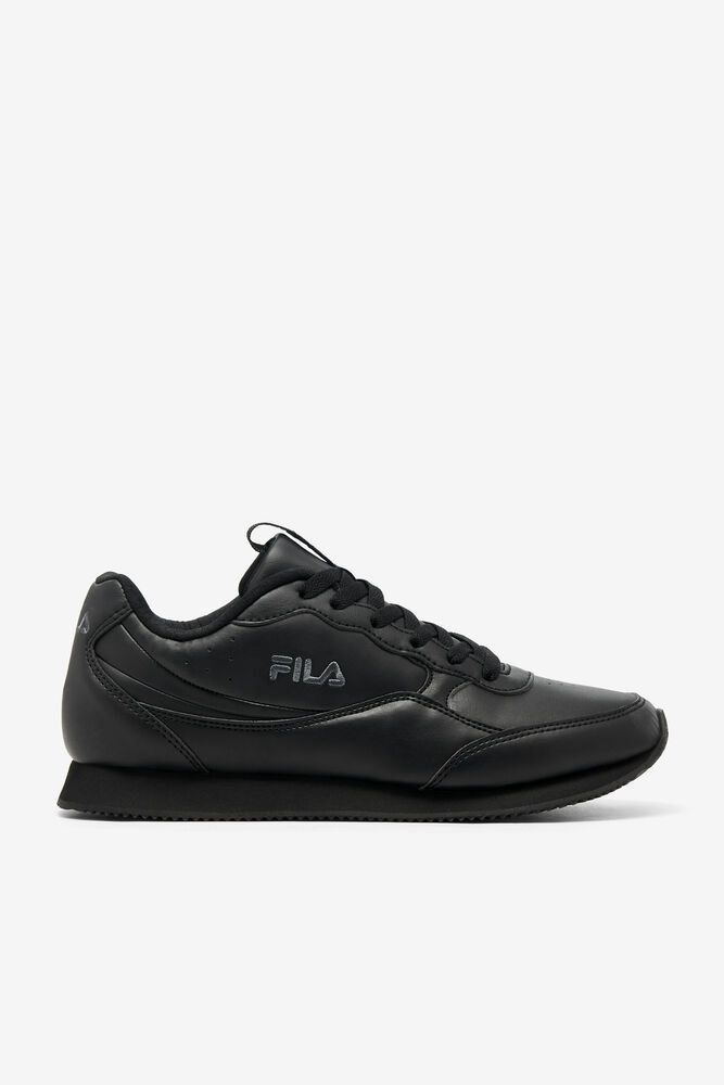 Fila Sneakers Panzia Mens Black - India SCR-670241